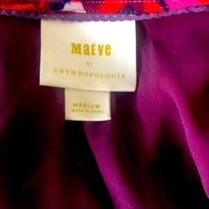 Anthropologie Maeve Sleeveless blouse